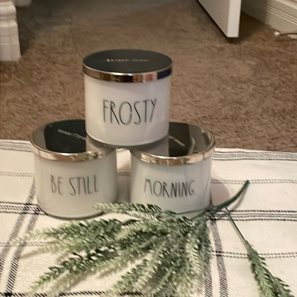 Set of three goose Creek candles farm collection. All brand new with lids.